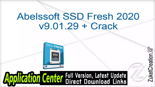 Abelssoft SSD Fresh 2020 v9.01.29 + Crack Abelssoft SSD Fresh 2020 v9.01.29 + Crack