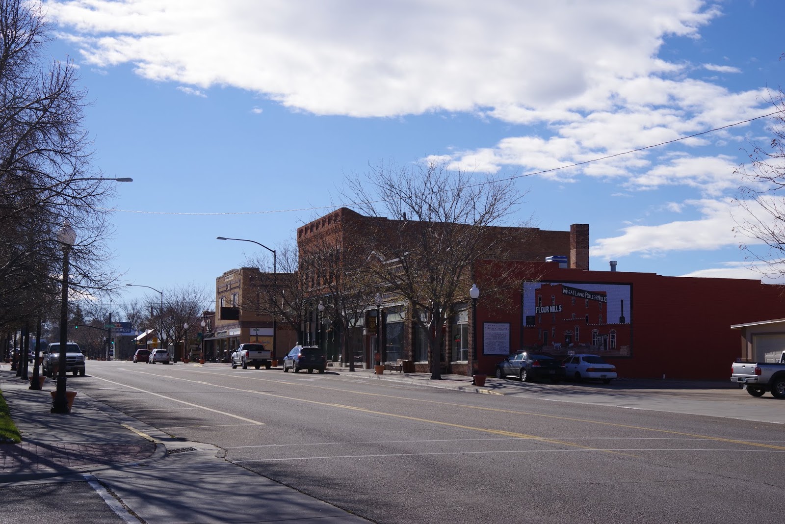 Painted Bricks Flour Mills Mural, Wheatland Wyoming