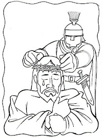 coronación de espinas colorear