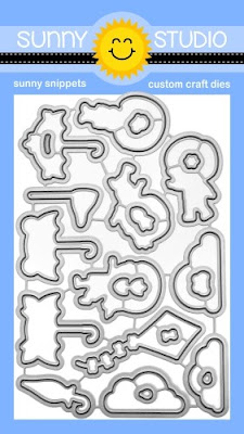 Sunny Studio Stamps: Spring Showers Kite, Critter Umbrella & Butterfly Net Kids Coordinating Metal Cutting Dies