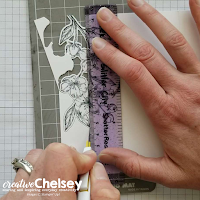 Creative Chelsey: Handmade Card Technique Partial Border Die Cutting to ...