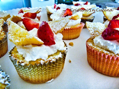 butterfly cakes alle fragole