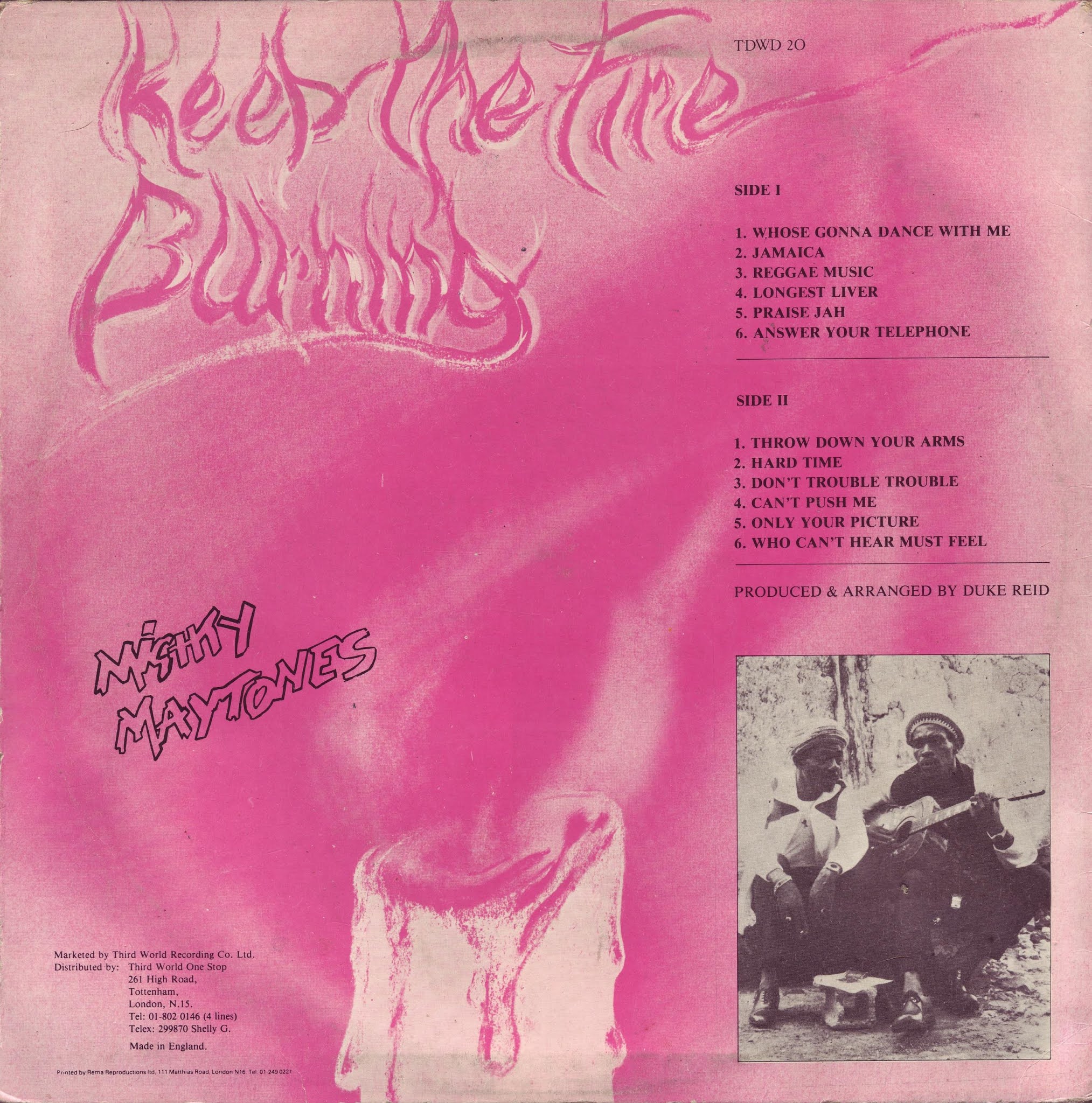 Compartilhando Reggae Mighty Maytones Keep The Fire Burning (Third