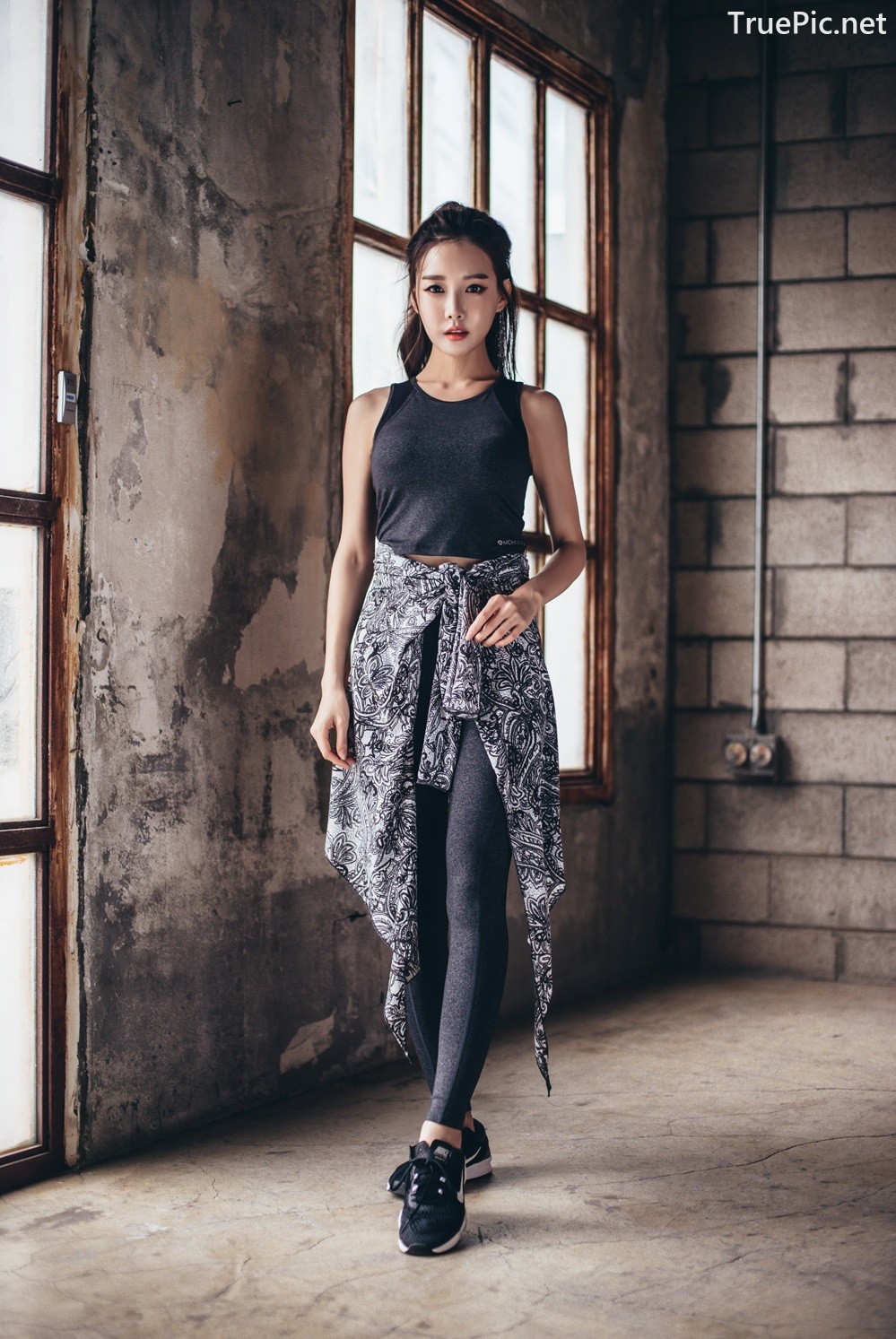 Image Korean Fashion Model - Yoon Ae Ji - Fitness Set Collection - TruePic.net - Picture-37