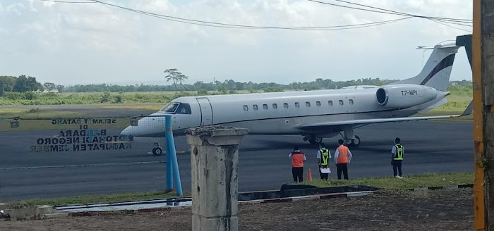 Kapolres Jember Tinjau Kesiapan Parade Garuda Terbang di Bandara Notohadinegoro