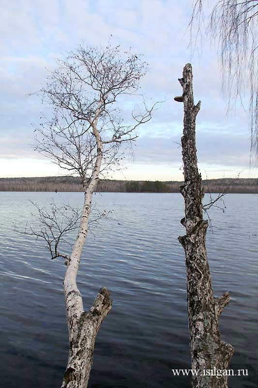 Озеро Семискуль. ЗАТО город Снежинск. Челябинская область