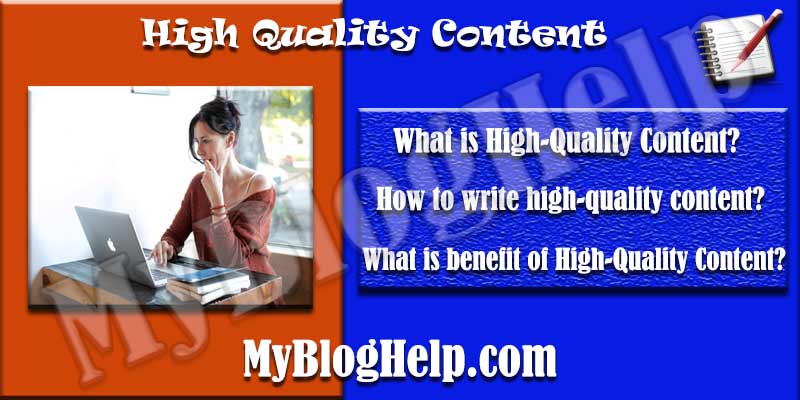 High quality writing