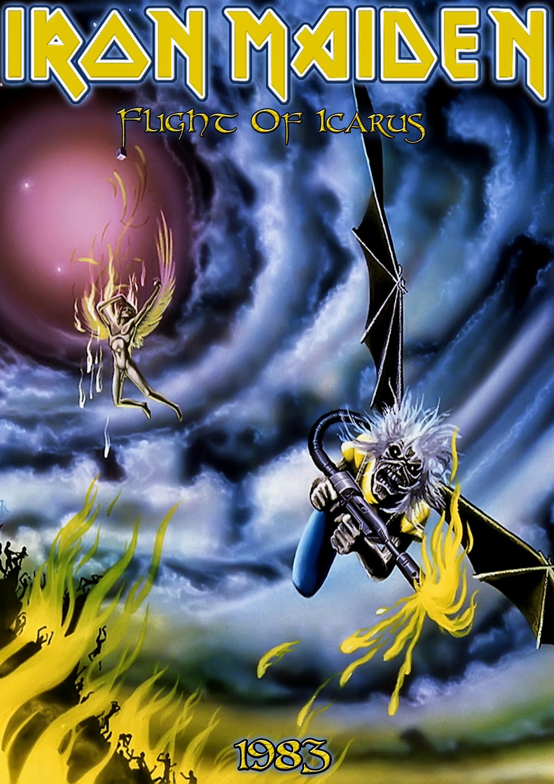 Metal Wallpaper Nash Iron Maiden Flight of Icarus