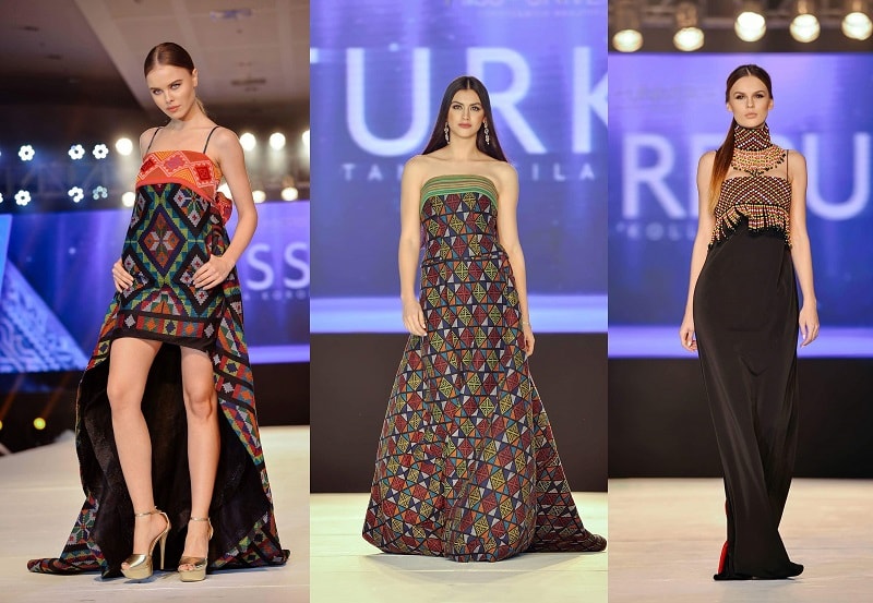 Miss Universe Candidates Wears Mindanao Tapestry 