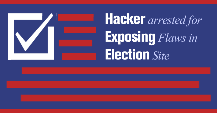 Hacker arrested after Exposing Flaws in Elections Site Hacker arrested after Exposing Flaws in Elections Site