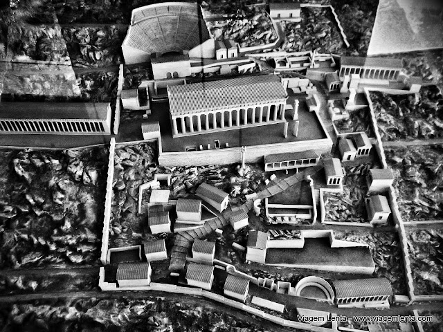 Maquete exposta no Museu de Delfos