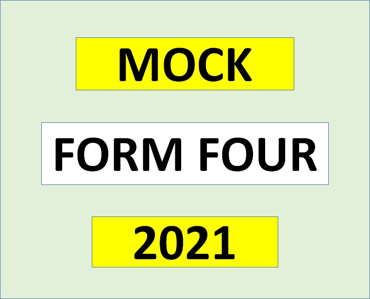 Mock Exams for Form Four 2021 All Regions All Subjects MSOMI BORA