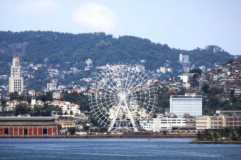 A maior roda-gigante da América Latina está prestes a ser inaugurada no Rio A maior roda-gigante da América Latina está prestes a ser inaugurada no Rio