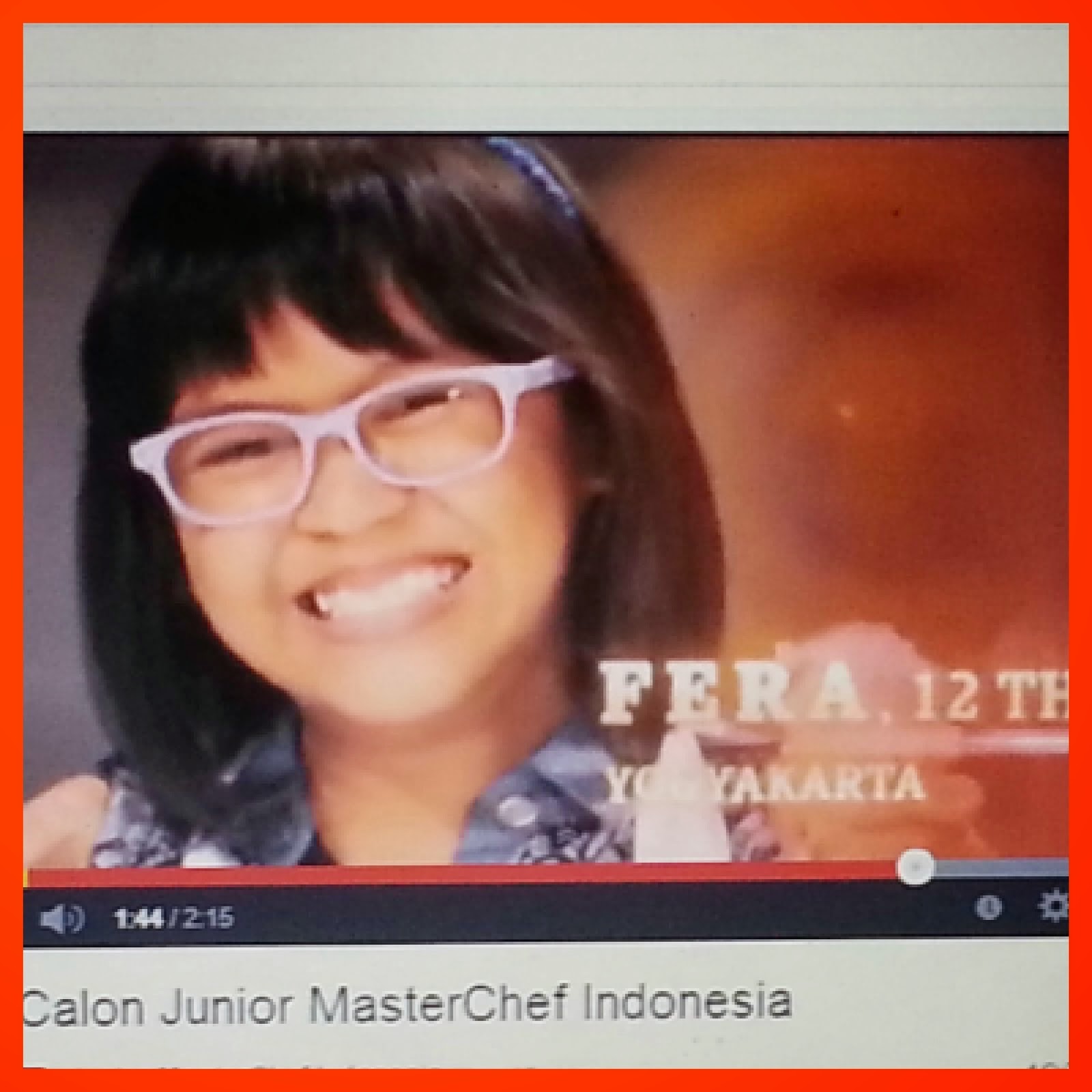 My Lovely Assistant, contestant Junior MasterChef Indonesia session 1