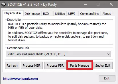 How to create partition in Pendrive??