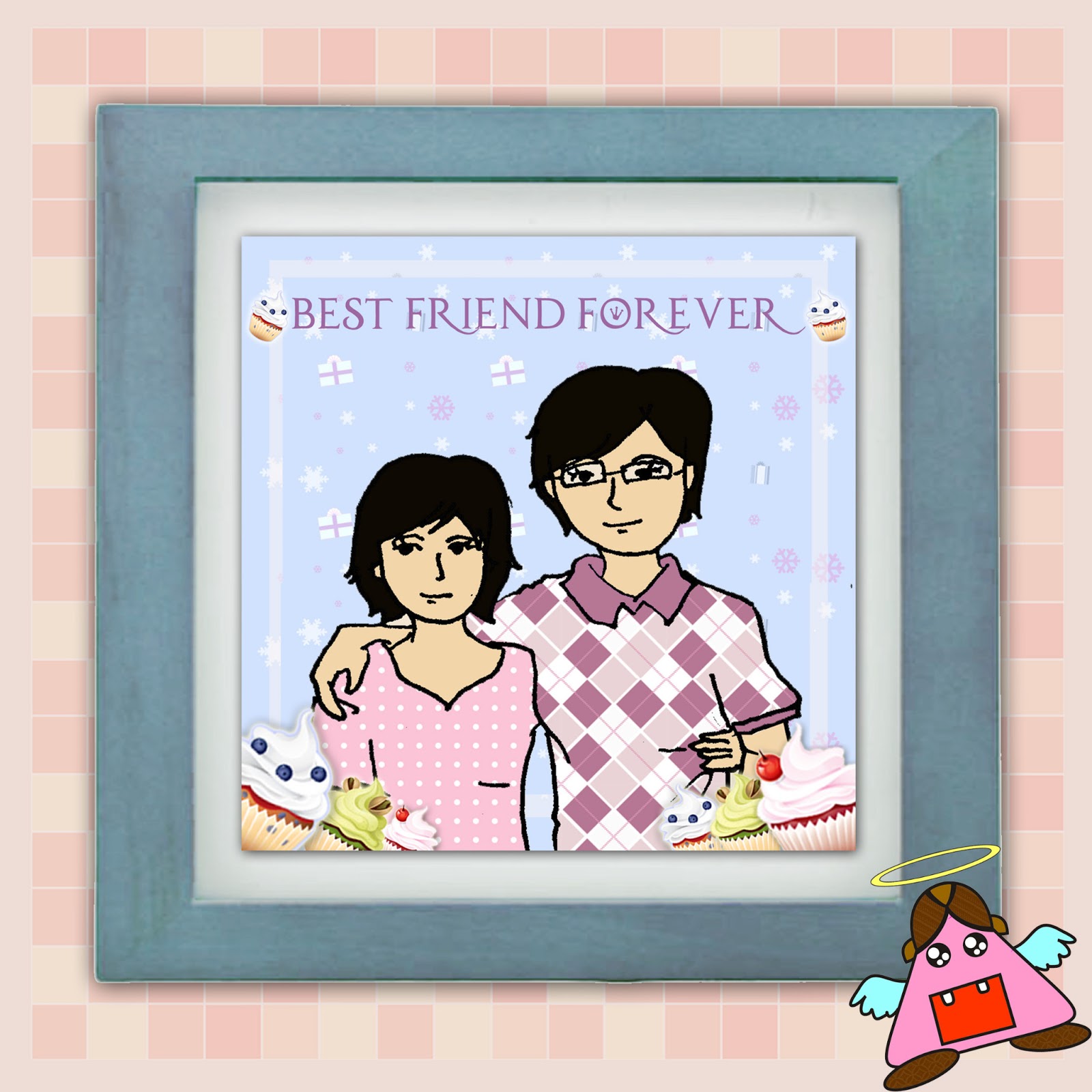[ILLUSTRATION+FRAME] BEST FRIEND FOREVER PrimaverArch