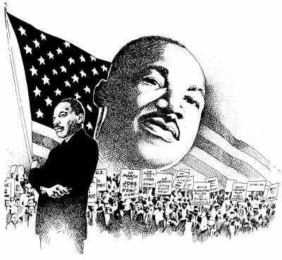 A Night's Dream of Books: Martin Luther King, Jr. Day Observed in the