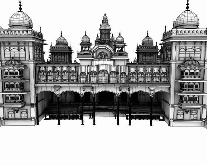 My Best Work Mysore Palace In 3d
