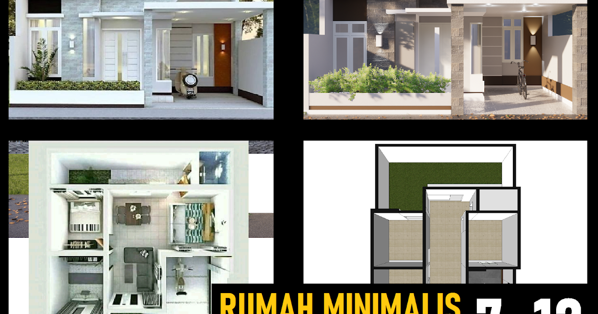 28+ Desain Rumah Minimalis 7X12 3 Kamar Gif