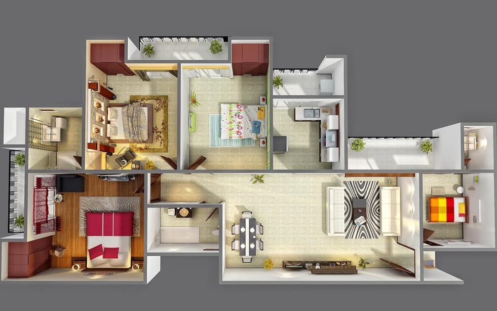Top Modern Flat Layouts & Design.