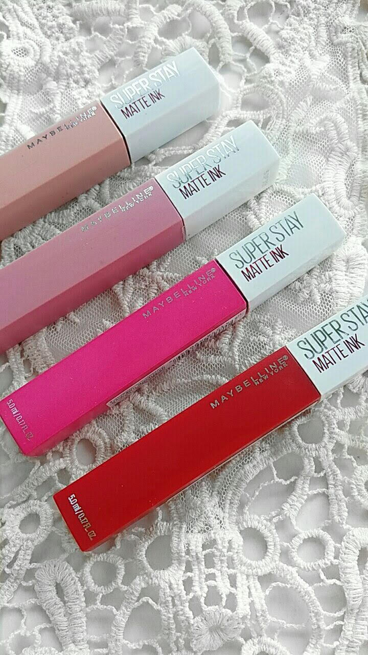 Maybelline SuperStay Matte Ink Liquid Lipstick Swatches & Review