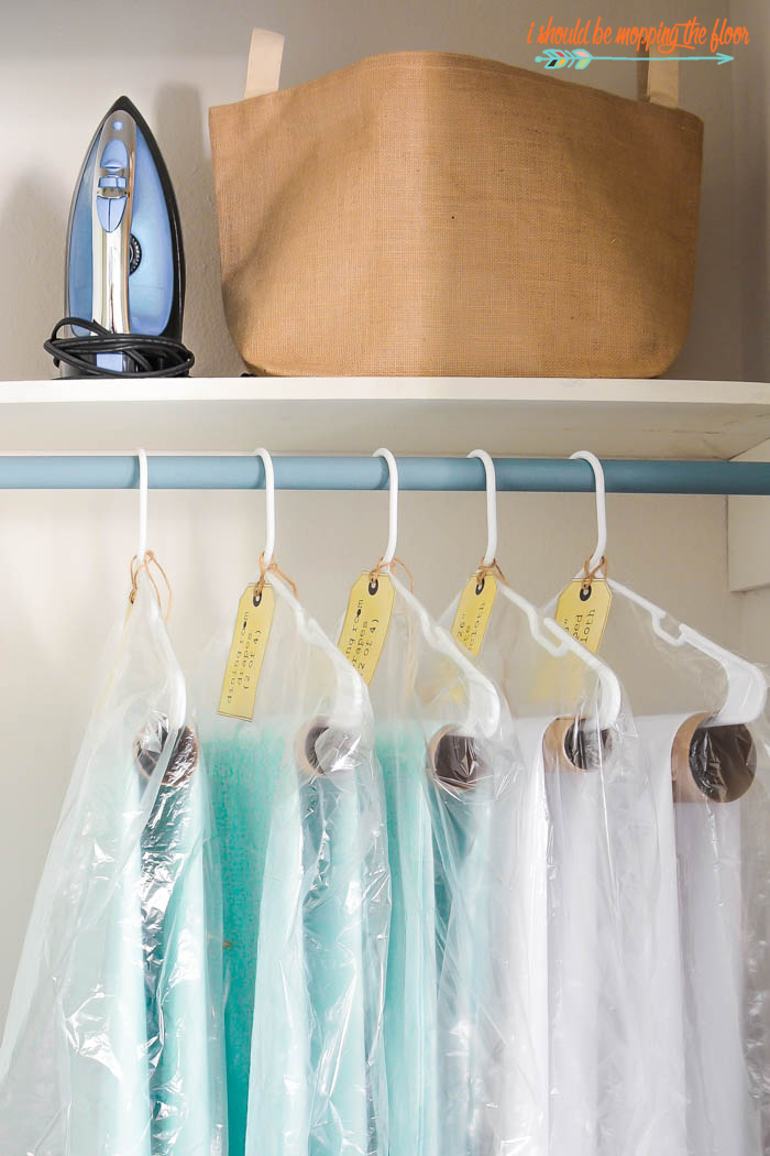 How to Store Linens i should be mopping the floor