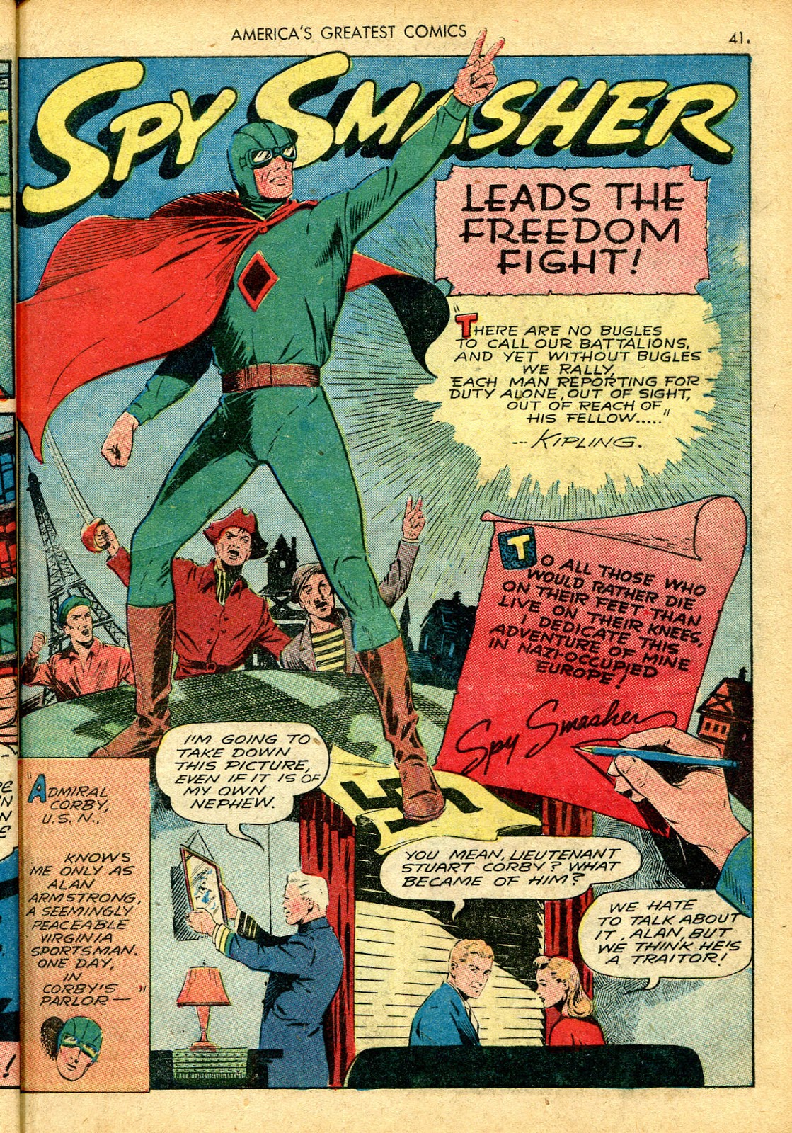 Four-Color Shadows: Spy Smasher-Mac Raboy-1942