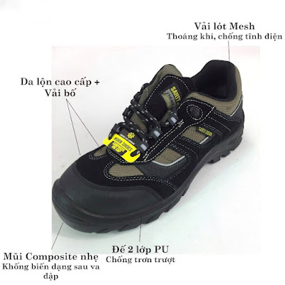  Giày Bảo Hộ Safety Jogger  Cấu Tạo Chắc Chắn - GBH0004
