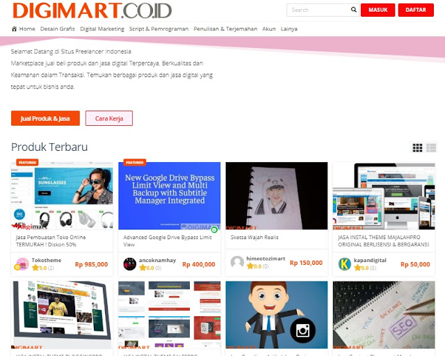 Digimart.co.id : Situs Freelancer Terbaik Di Indonesia