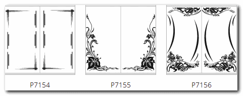 изображение рамок и уголков на зеркале