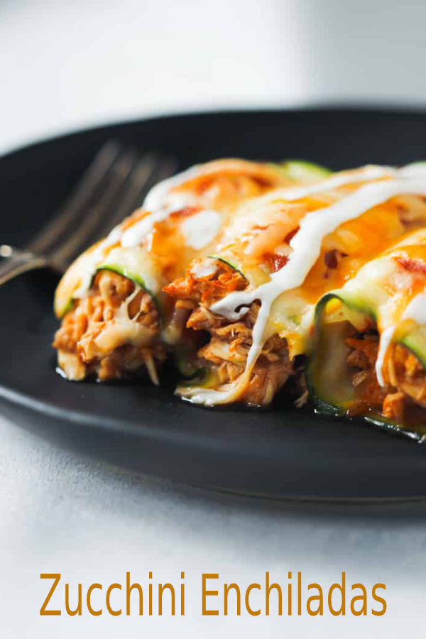 Zucchini Enchiladas happy cook