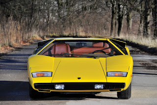The Yellow 1971 Lamborghini Countach LP400 Periscopio Lamborghini Countach LP400 Periscopio Front