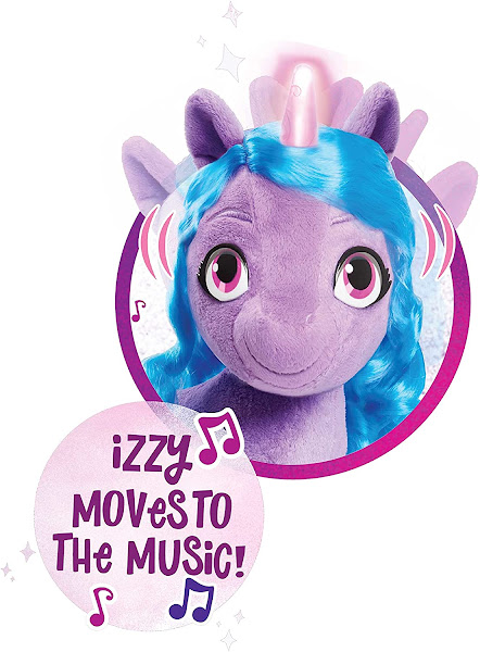 My Little Pony Sing and Glow Izzy Feature 毛绒多色，12 英寸