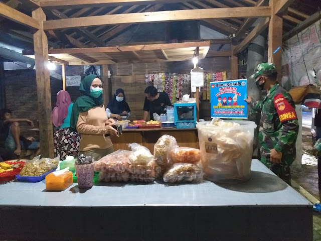 Babinsa : Tahun 2021, Ayo Patuhi Protokol Kesehatan untuk Cegah Covid-19