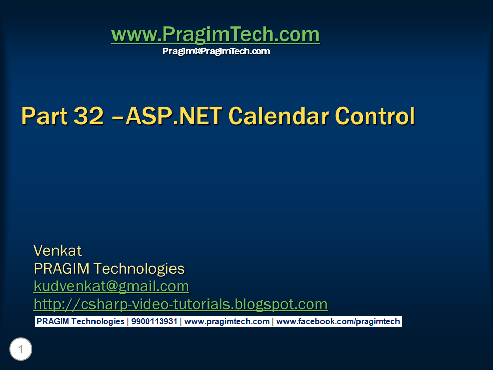 sql-server-and-c-video-tutorial-part-32-asp-net-calendar-control