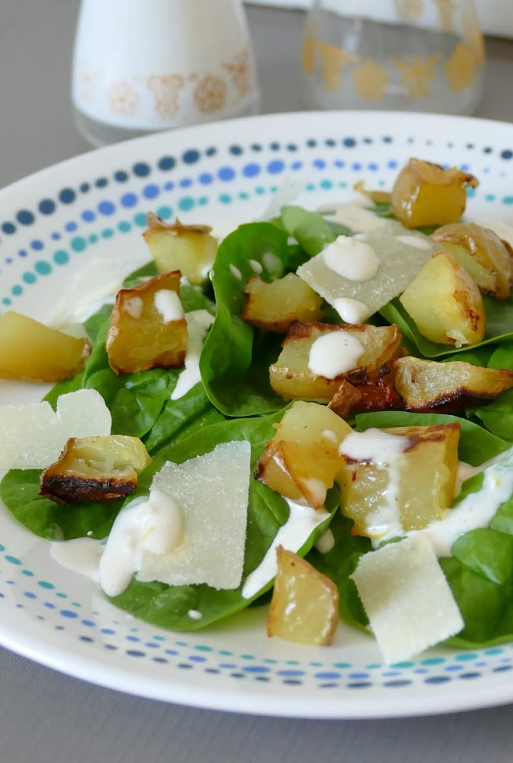 Hot Eats and Cool Reads Best Ever Roasted Potato, Spinach, and
