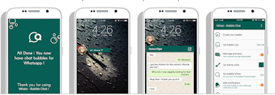 Bubble message popup