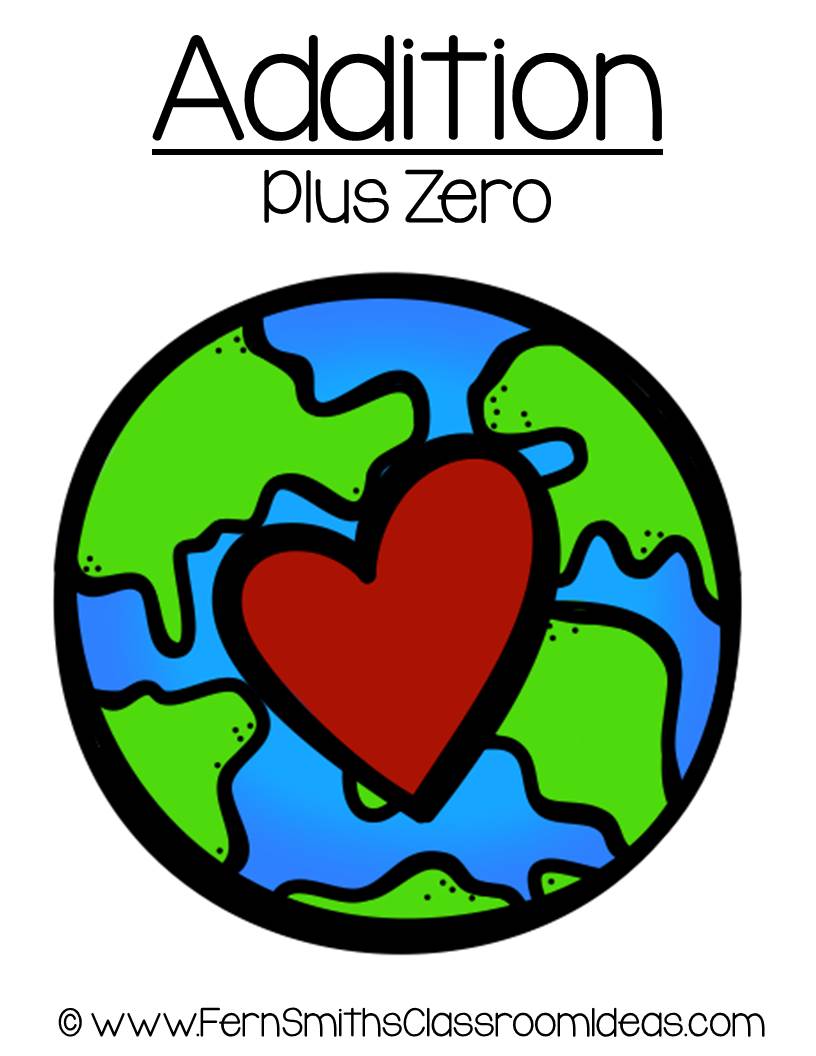 Earth Day - Addition Plus Zero Center Game