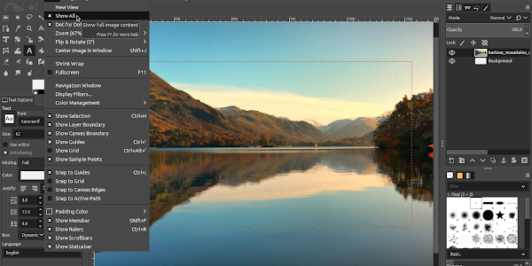 GIMP 2.10.14 Released With New Show All View Mode, Loaded Images Now Default to 72 PPI
