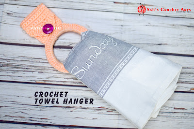 Crochet Towel Hanger