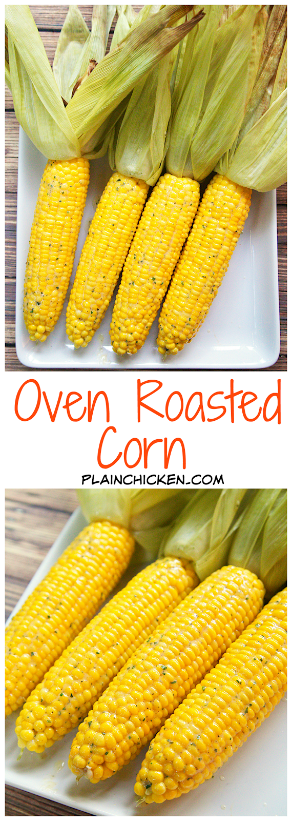 Oven Roasted Corn Plain Chicken