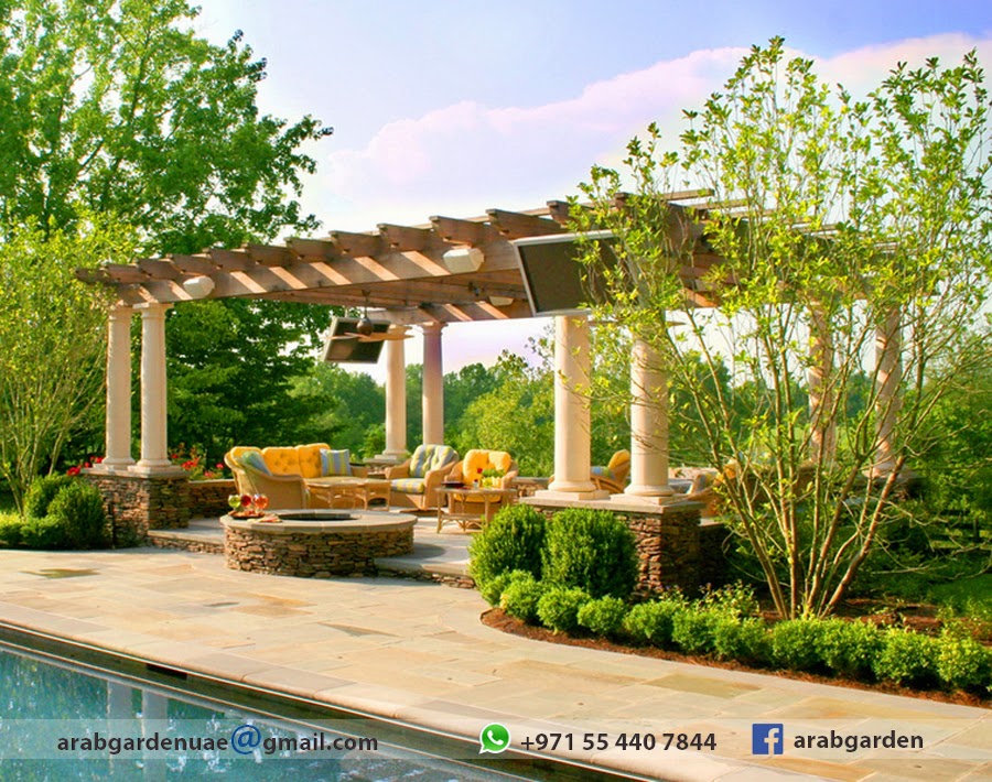 Pergola at Swimming Pool | Creative Pergola Design | Porches Patios and