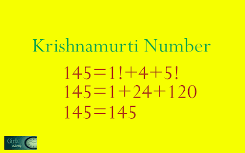 Krishnamurti Number