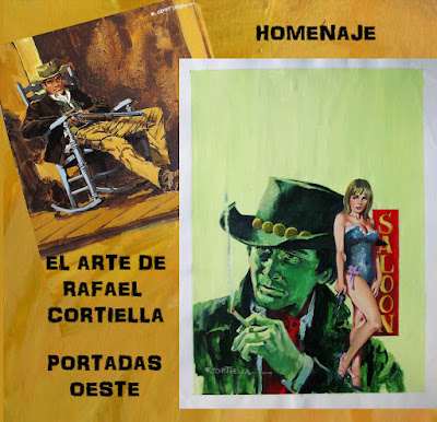 EL RINCON DEL TARADETE Rafael Cortiella / Western book cover / 8