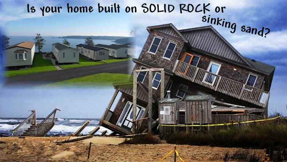 build your house on the rock