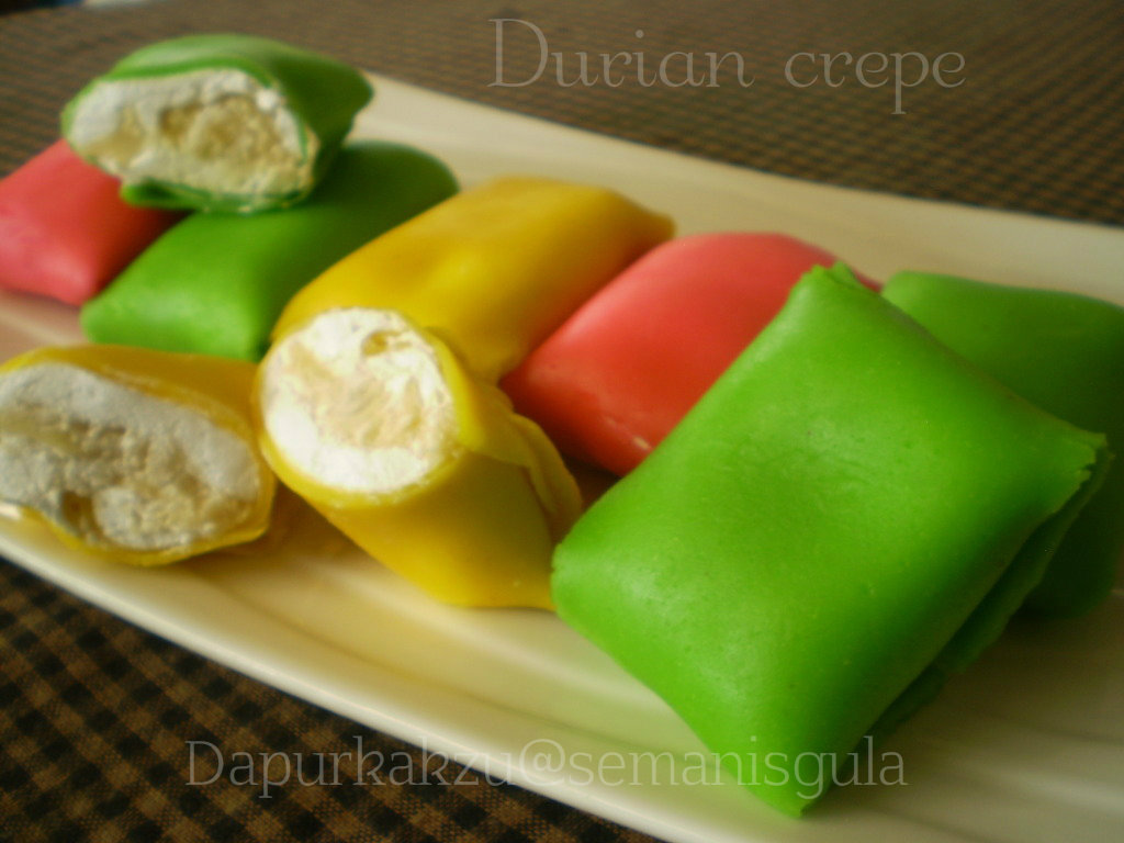 Semanis Gula Durian Crepe