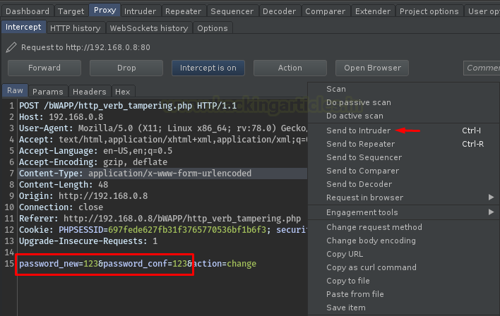 Burp Suite Fuzzing with Intruder 2