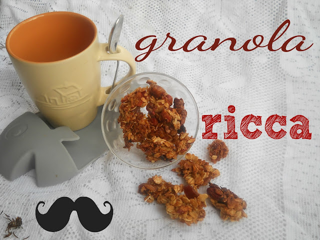 granola  a pezzi ricca  e buonissima