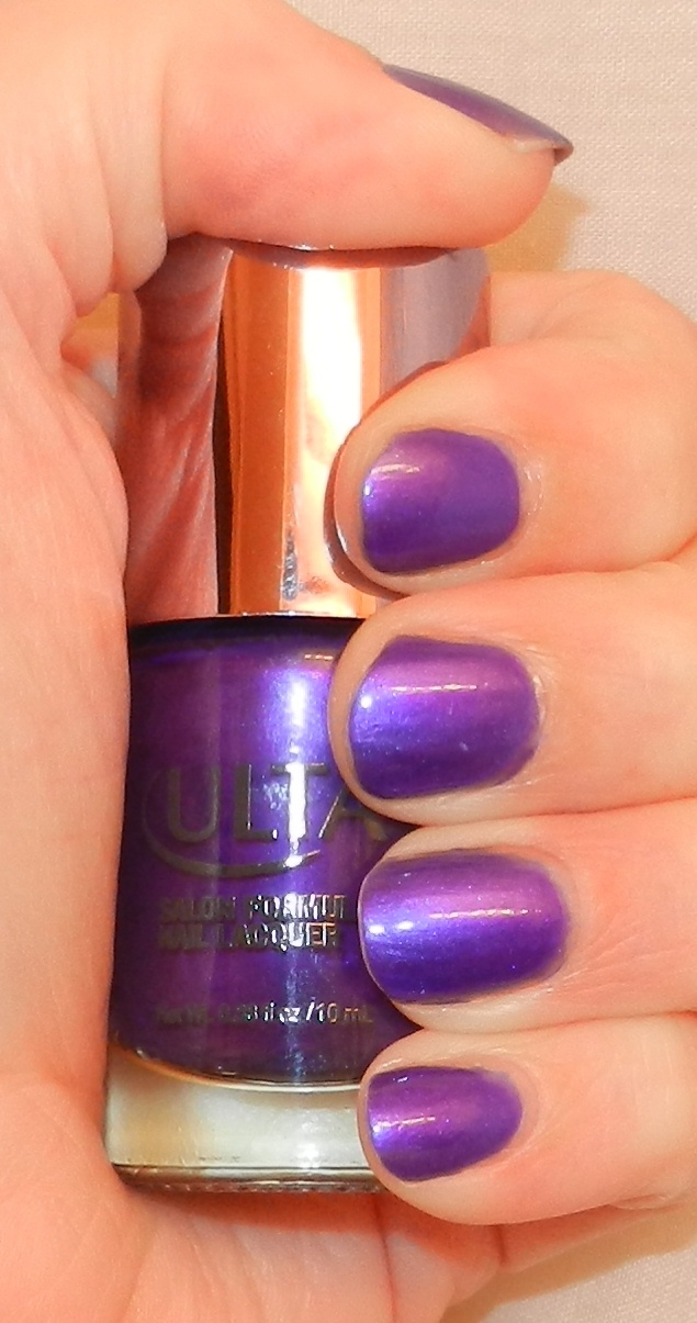 Bubbles & Baubles Ulta nail polish in Ultra Violet Femme