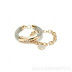 GUESS Factory Women's Gold-Tone Mesh ID Bracelet, NS